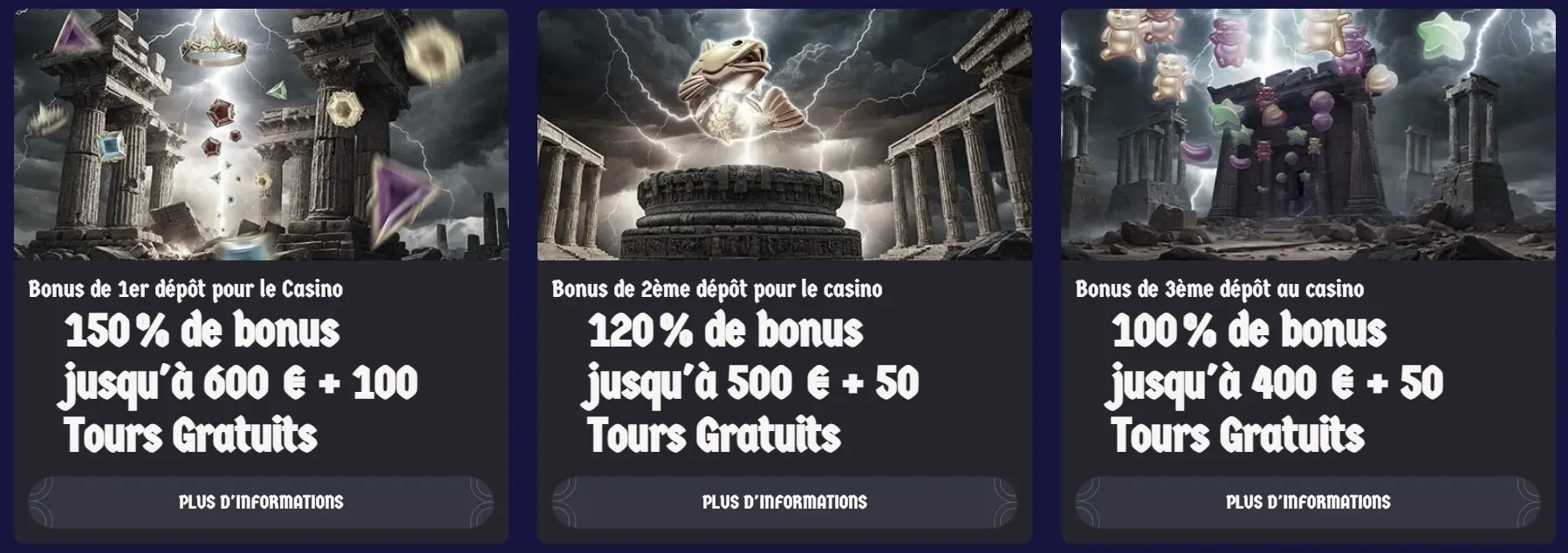 Bonus de Bienvenue Casino